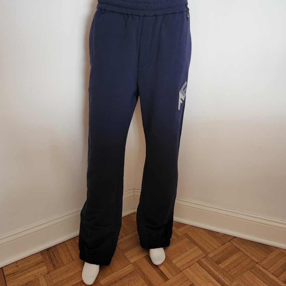 Brand New With Tags Fendi Men's Navy Joggers